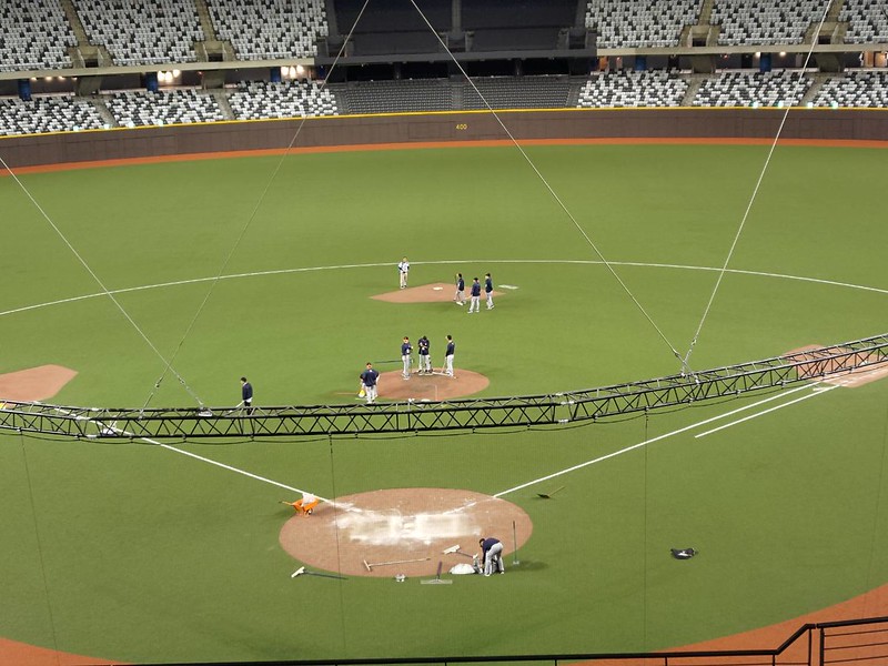 16個飛球以上都被接殺　郭李建夫體驗台北大巨蛋還OK