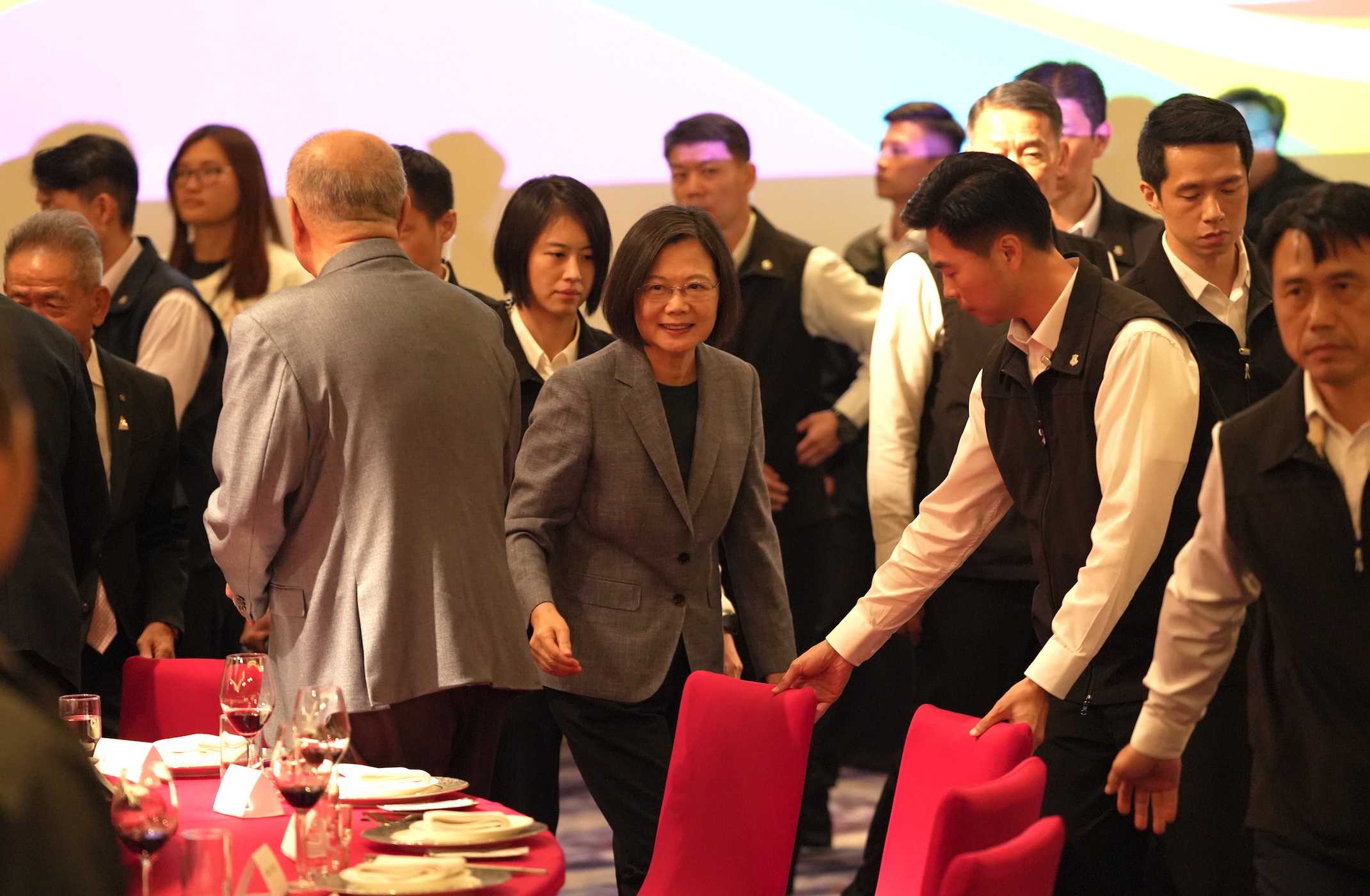 中華田協50週年　蔡總統到場祝賀生日快樂