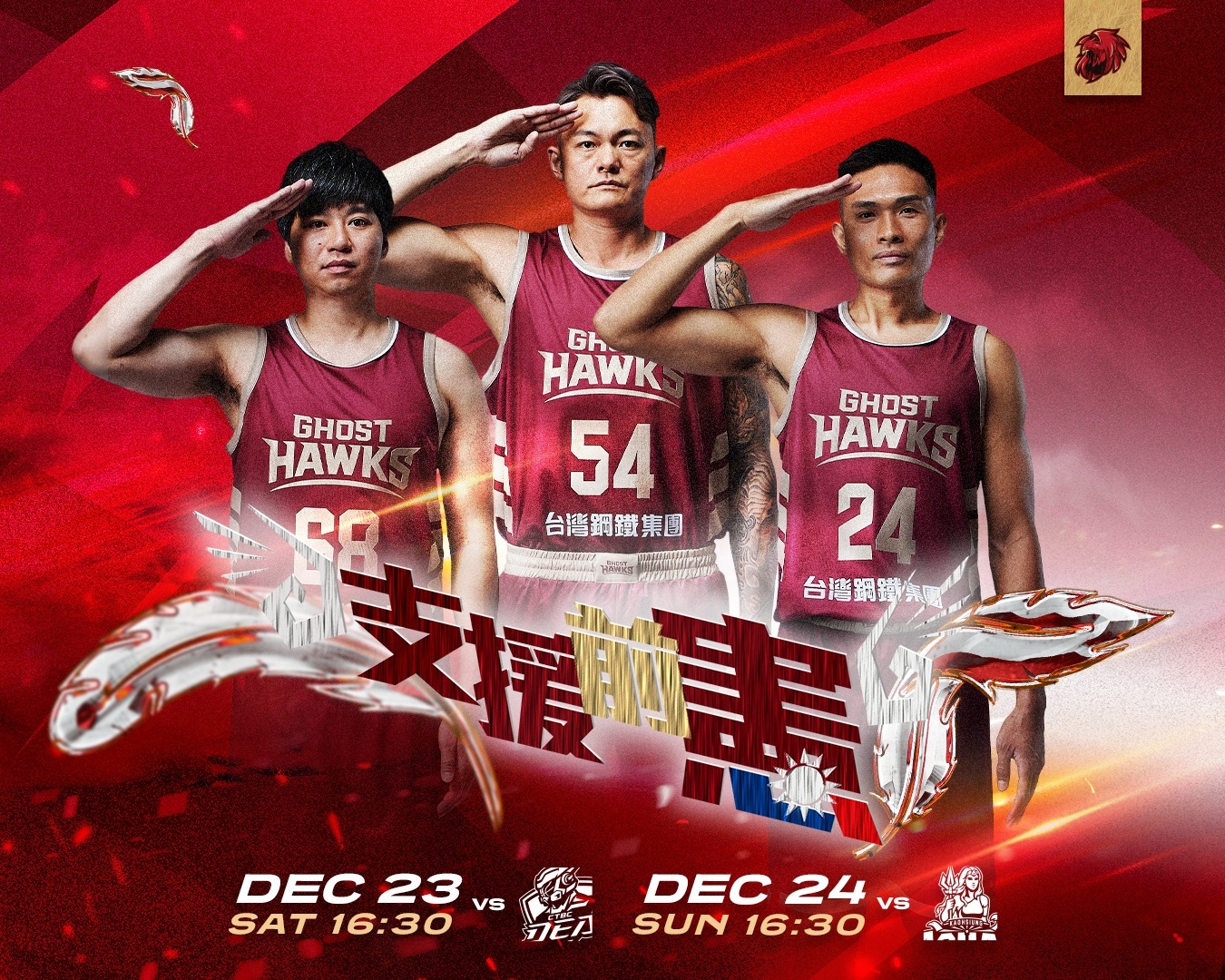 獵鷹聖誕「支援前憲」　結合公益送愛心