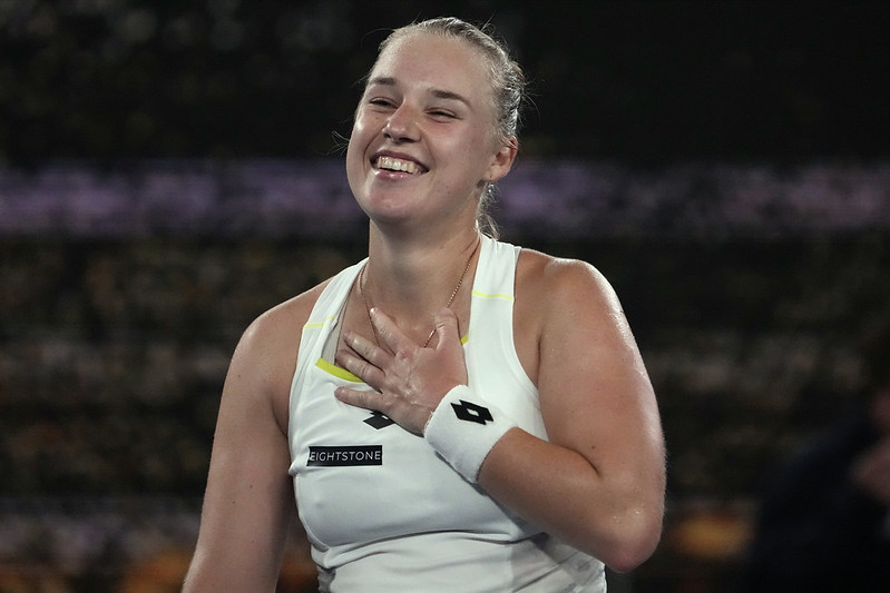 22比20！大滿貫史上最長決勝局　Blinkova爆冷淘汰去年澳網亞軍