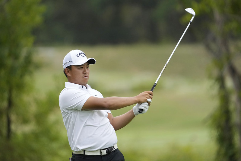 美國運通高球賽》俞俊安持續衝刺　業餘選手Dunlap領先挑戰33年紀錄