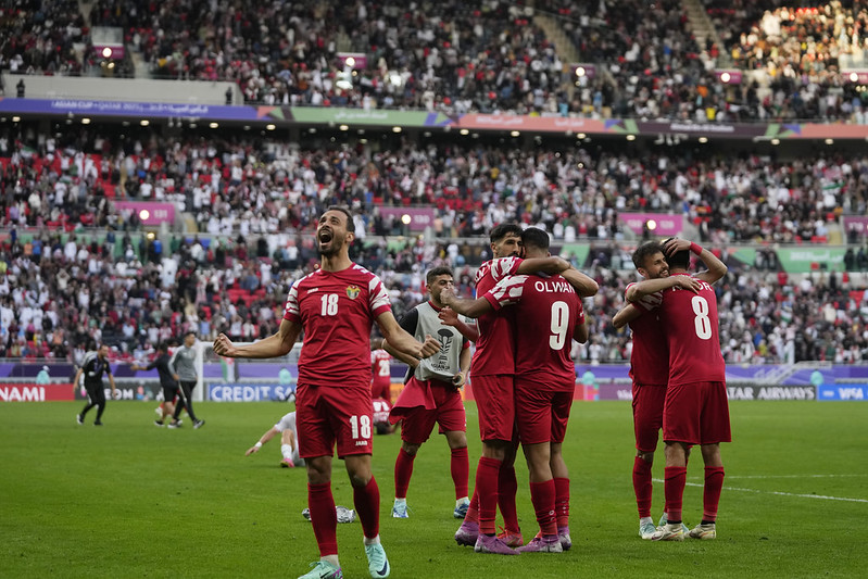 亞洲盃》8強開踢　約旦險勝塔吉克隊史首度入4強