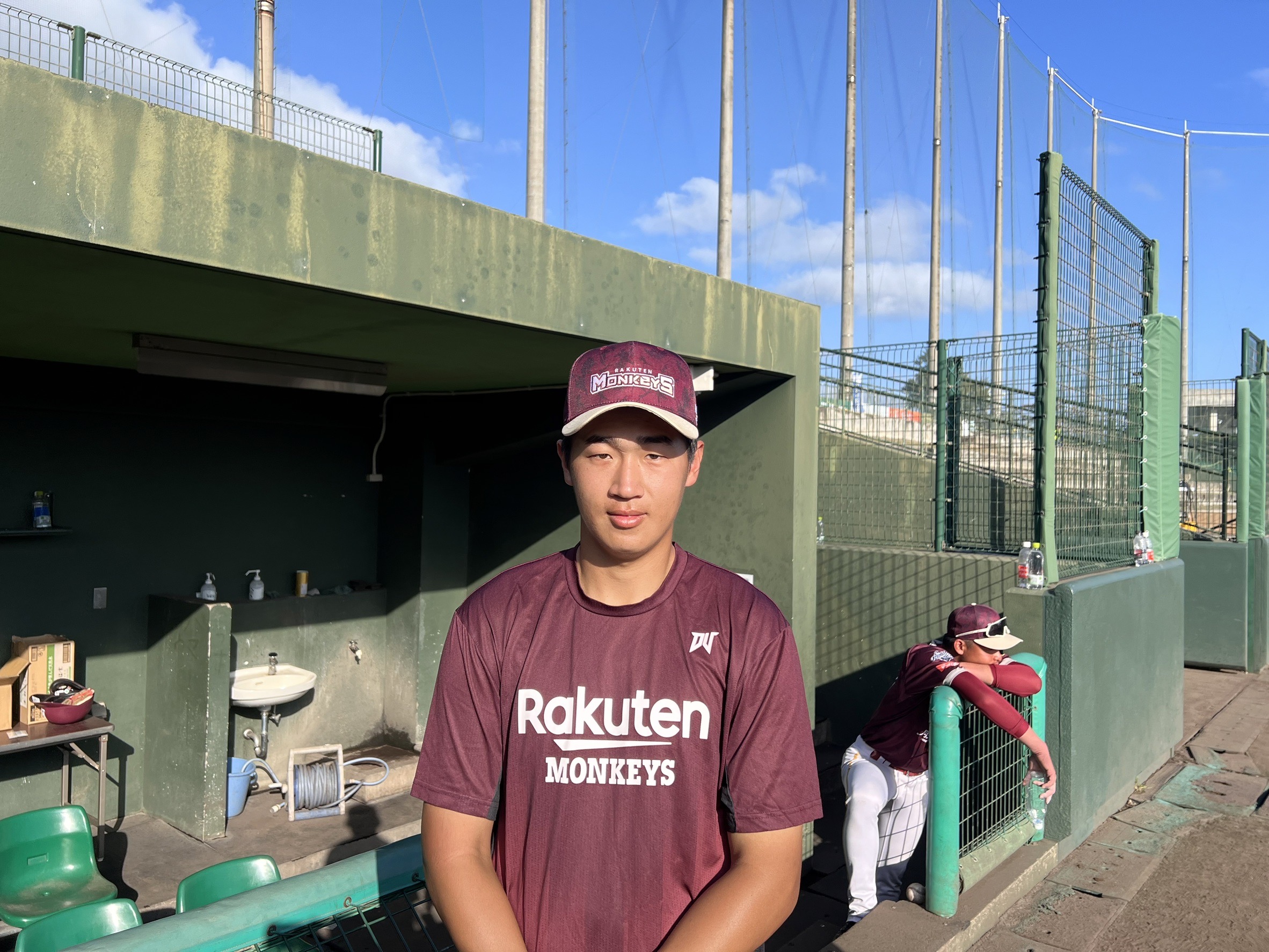 樂天桃猿投手莊昕諺。記者黃泓哲攝影