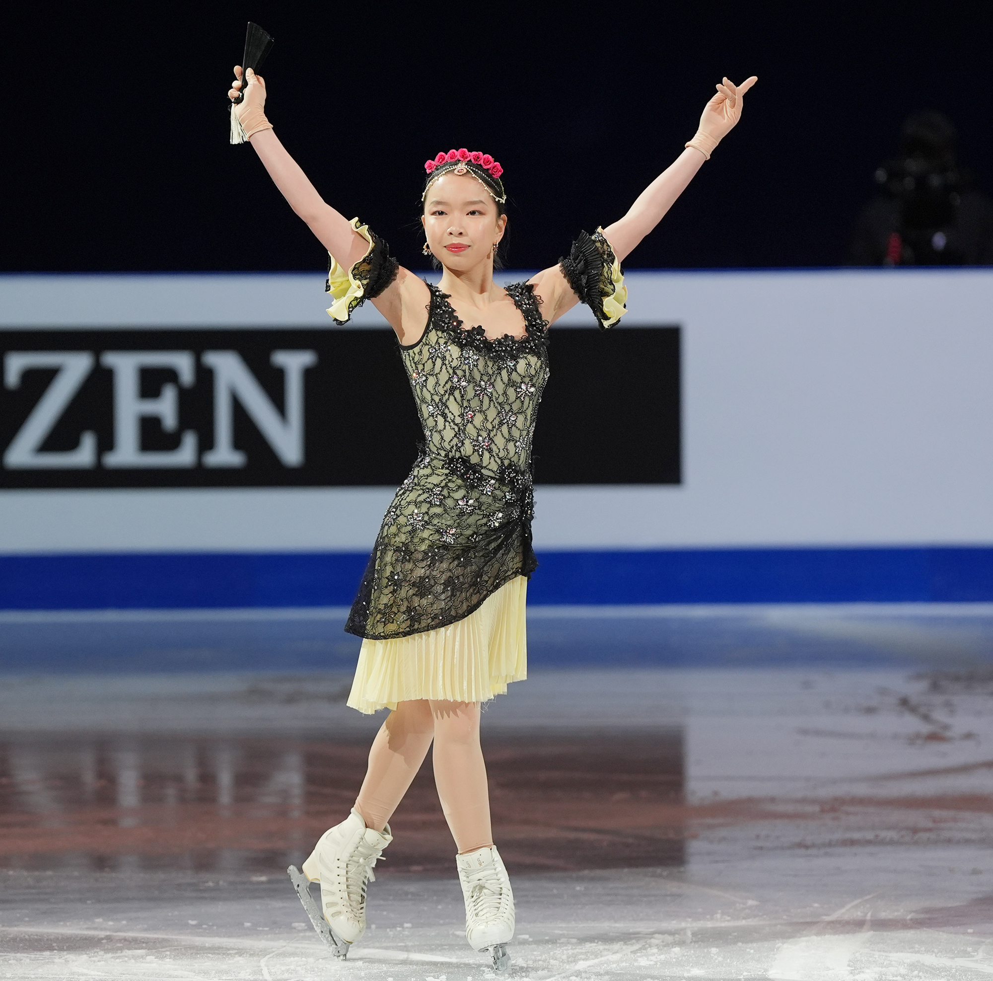 花滑》世錦賽前世青閉幕表演調劑　丁子涵詮釋名畫家烈愛人生