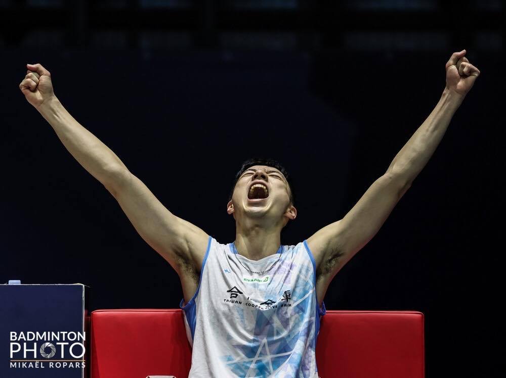 羽球全英賽》王子維力挫世界第三　李佳豪擊敗田中湧士　都挺進8強　