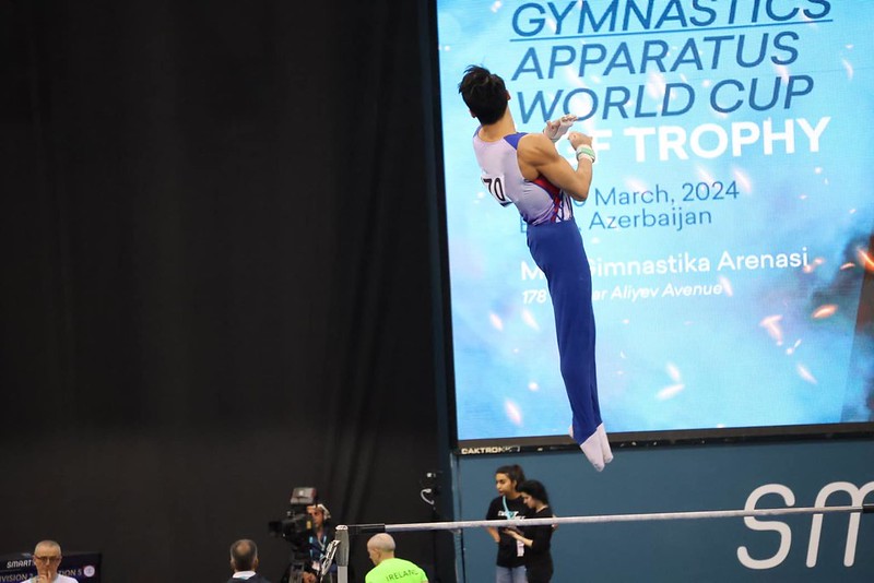 體操世界盃》「亞洲貓王」巴庫站奪第5名　唐嘉鴻極高機率奪奧運資格