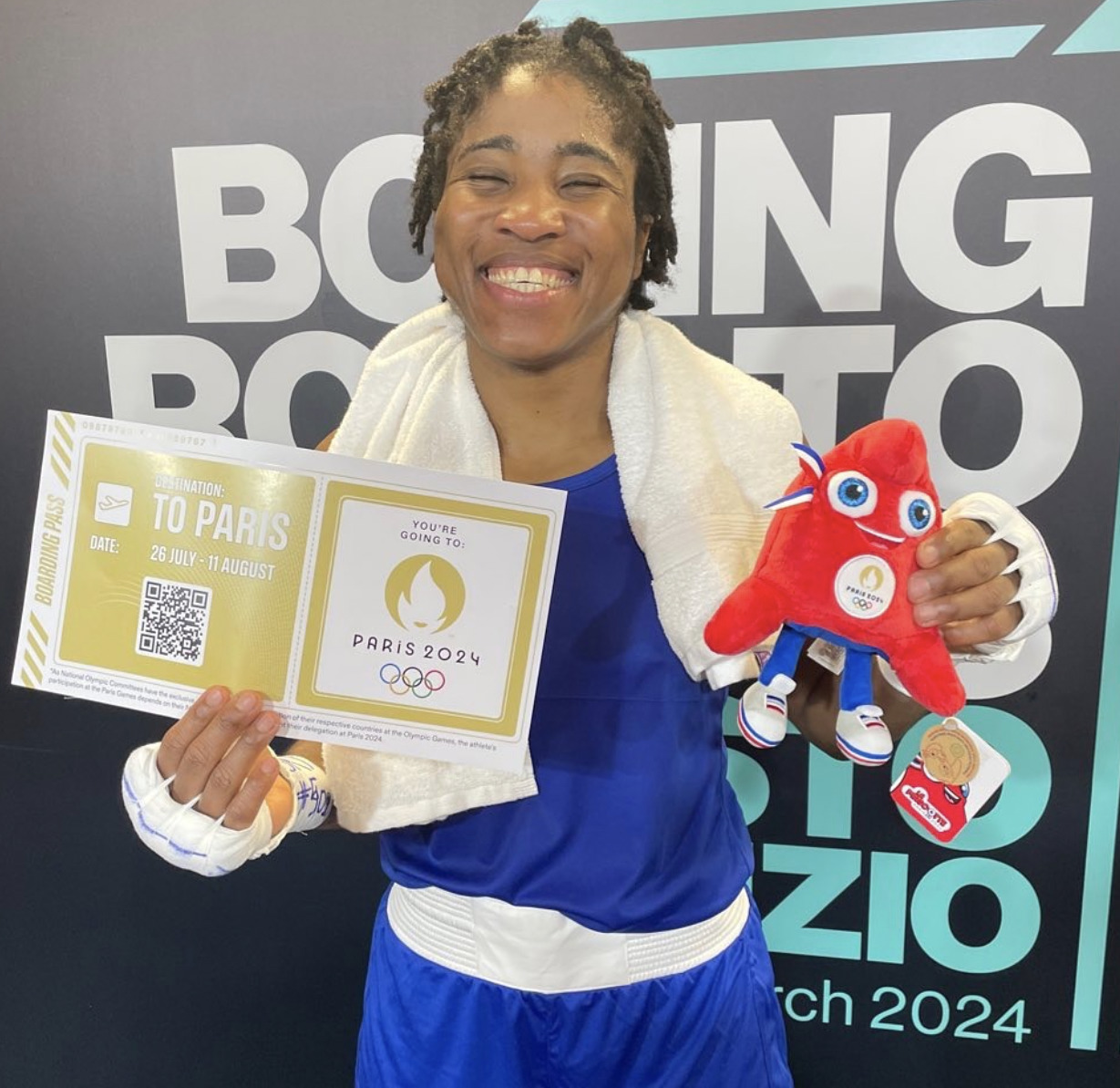 拳擊》Cindy Ngamba擊倒對手　難民隊首次在資格賽取得奧運門票　