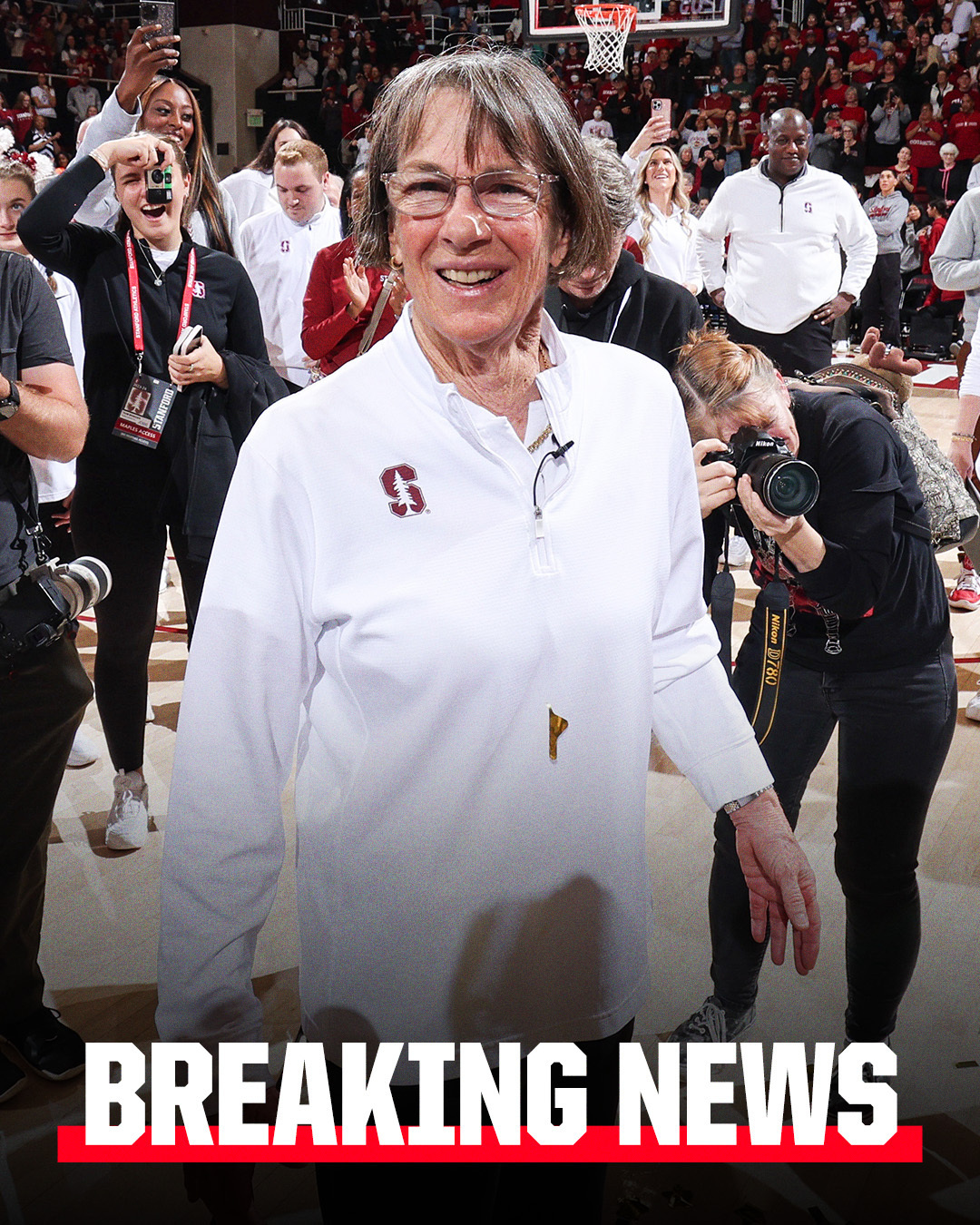 NCAA》1216勝史上最多　史丹佛女籃教練Tara VanDerveer退休