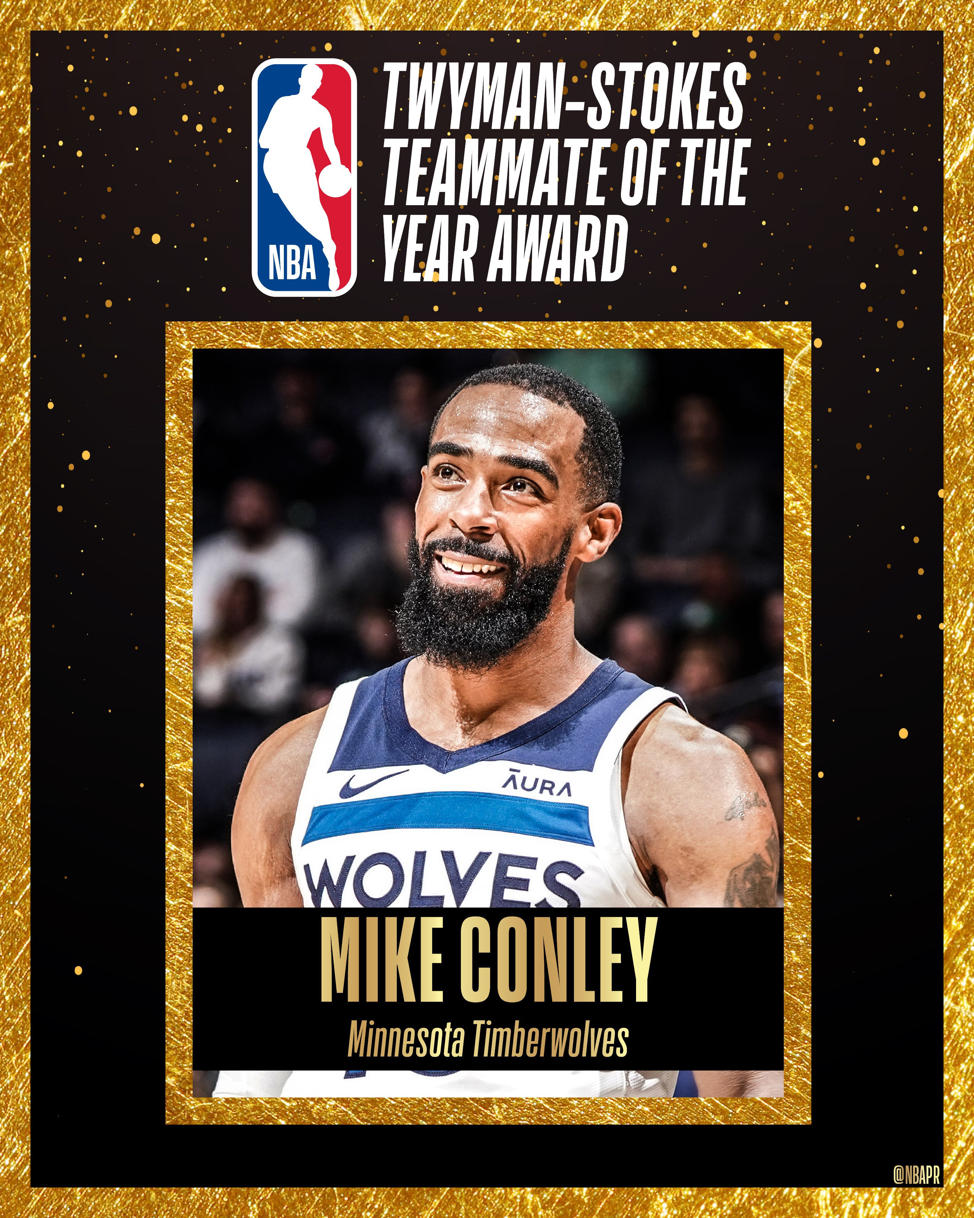 NBA》無私又敬業　Mike Conley二度獲選最佳隊友獎