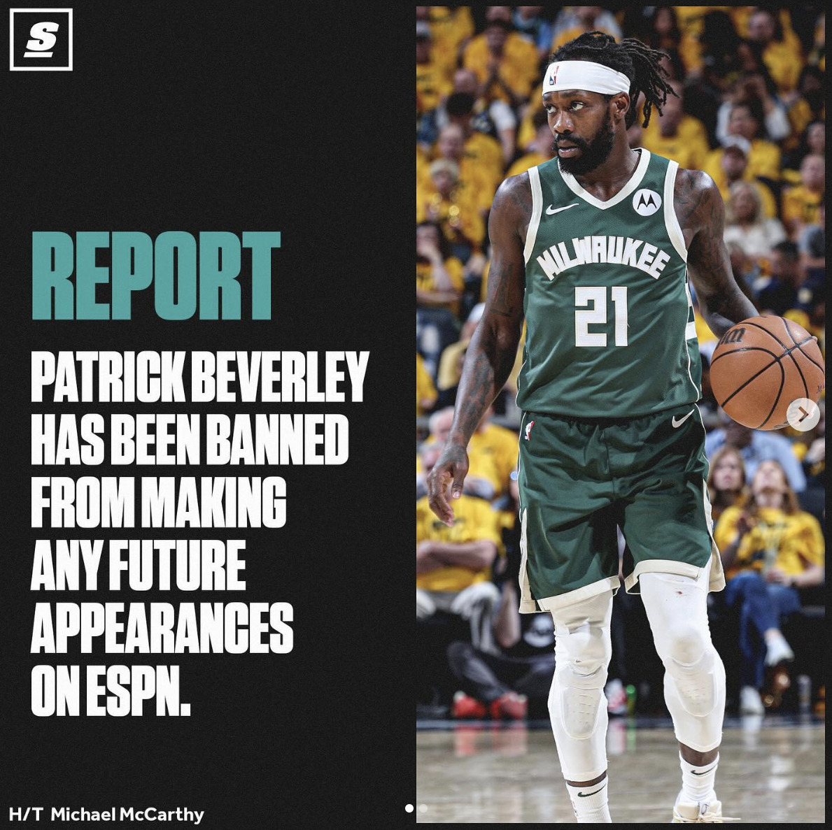 NBA》沒訂閱Podcast　Beverley不給訪　ESPN禁止他上節目