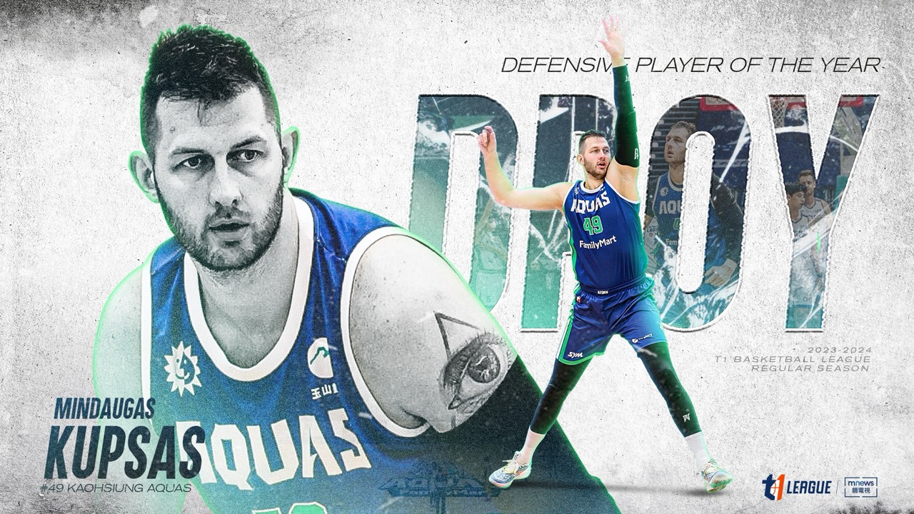 T1》擊敗林秉聖　庫薩斯獲年度防守球員