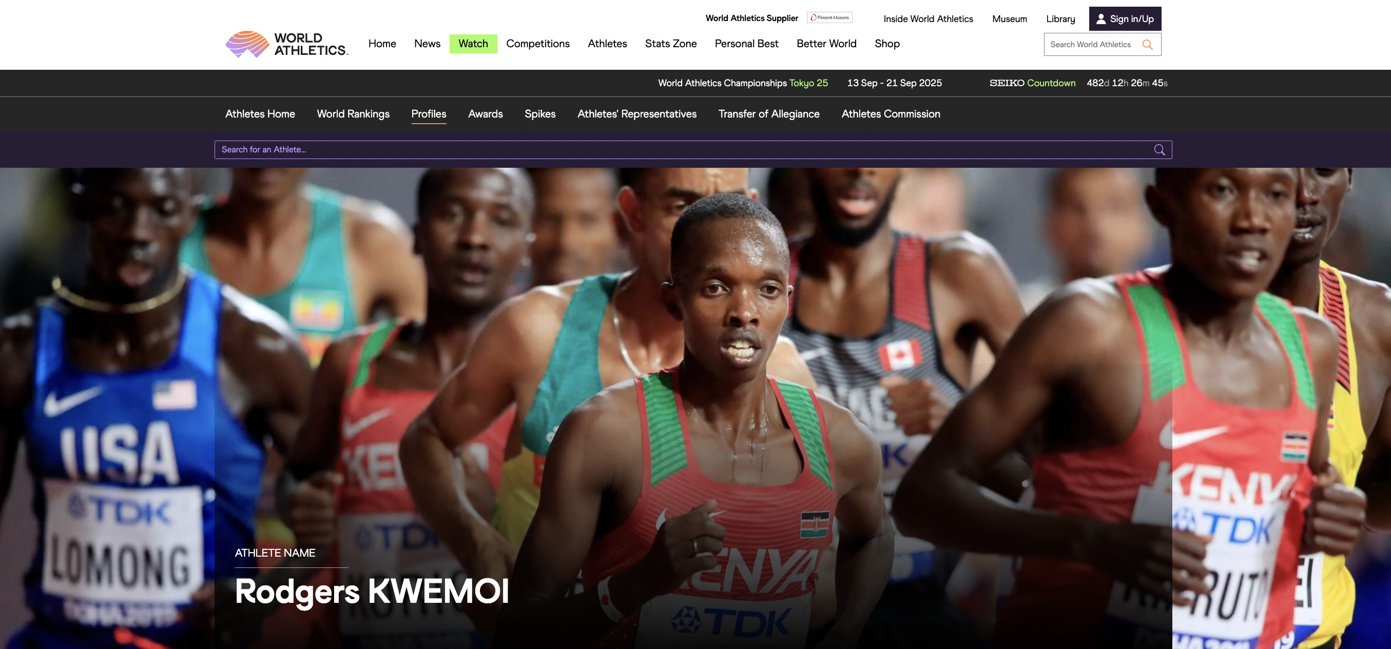 田徑》肯亞選手蓄意使用興奮劑　禁賽6年、取消奧運成績