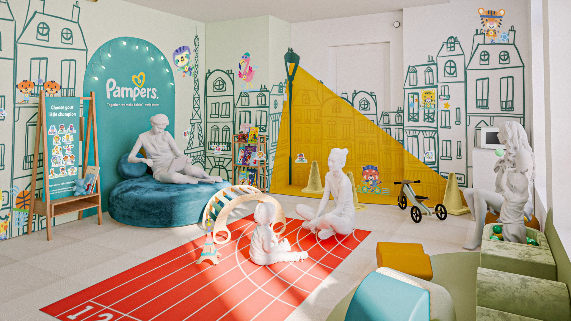 奧運》史上首次奧運村內有托兒所　親子共度人生高光時刻