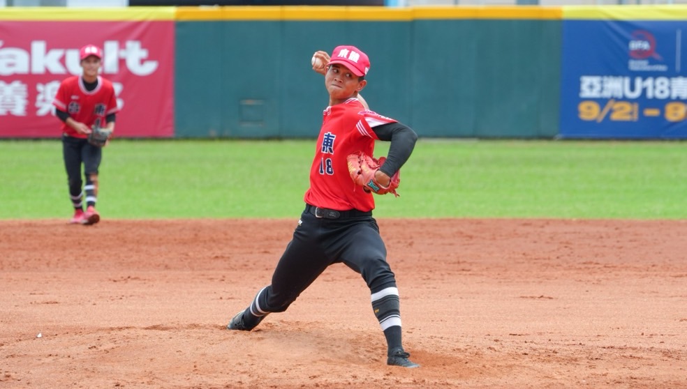 玉山盃》調適心情後今後援單局送2K　台東縣王宇翔飆生涯最速149公里