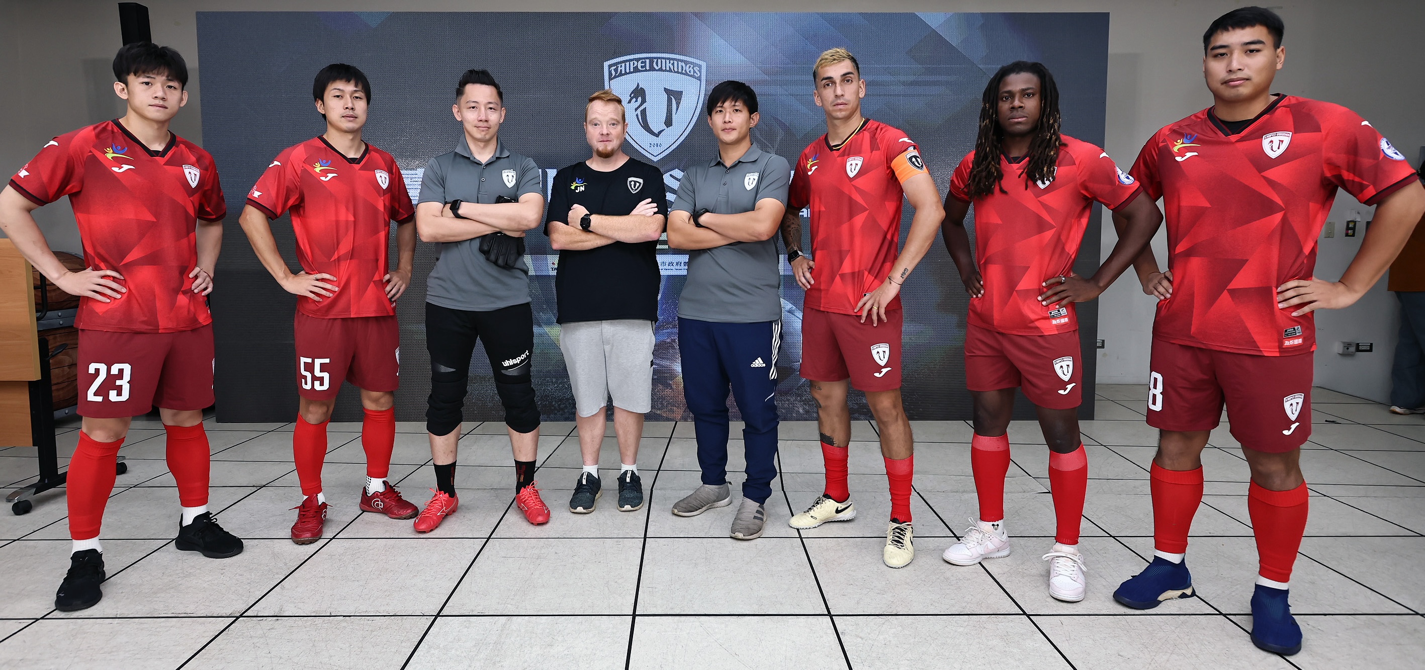 足球》臺北Vikings男子足球隊冠名誓師　挑戰企業甲級聯賽