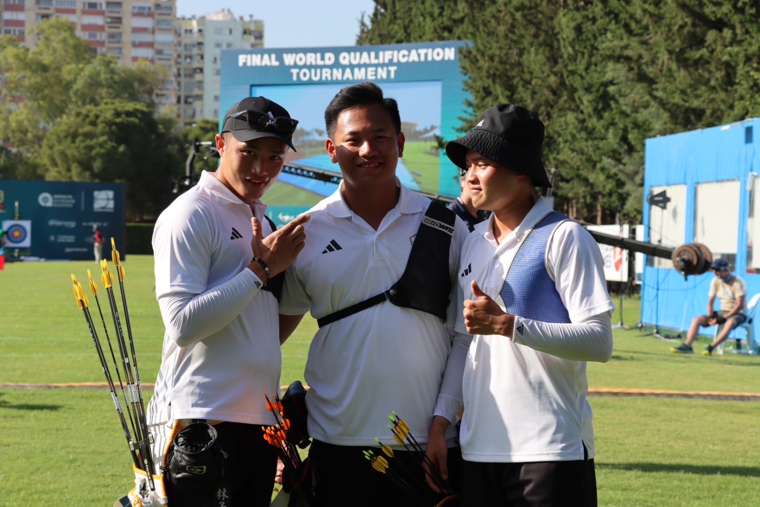 射箭》最終資格賽男團3連勝出線　奧運滿額每項不缺席