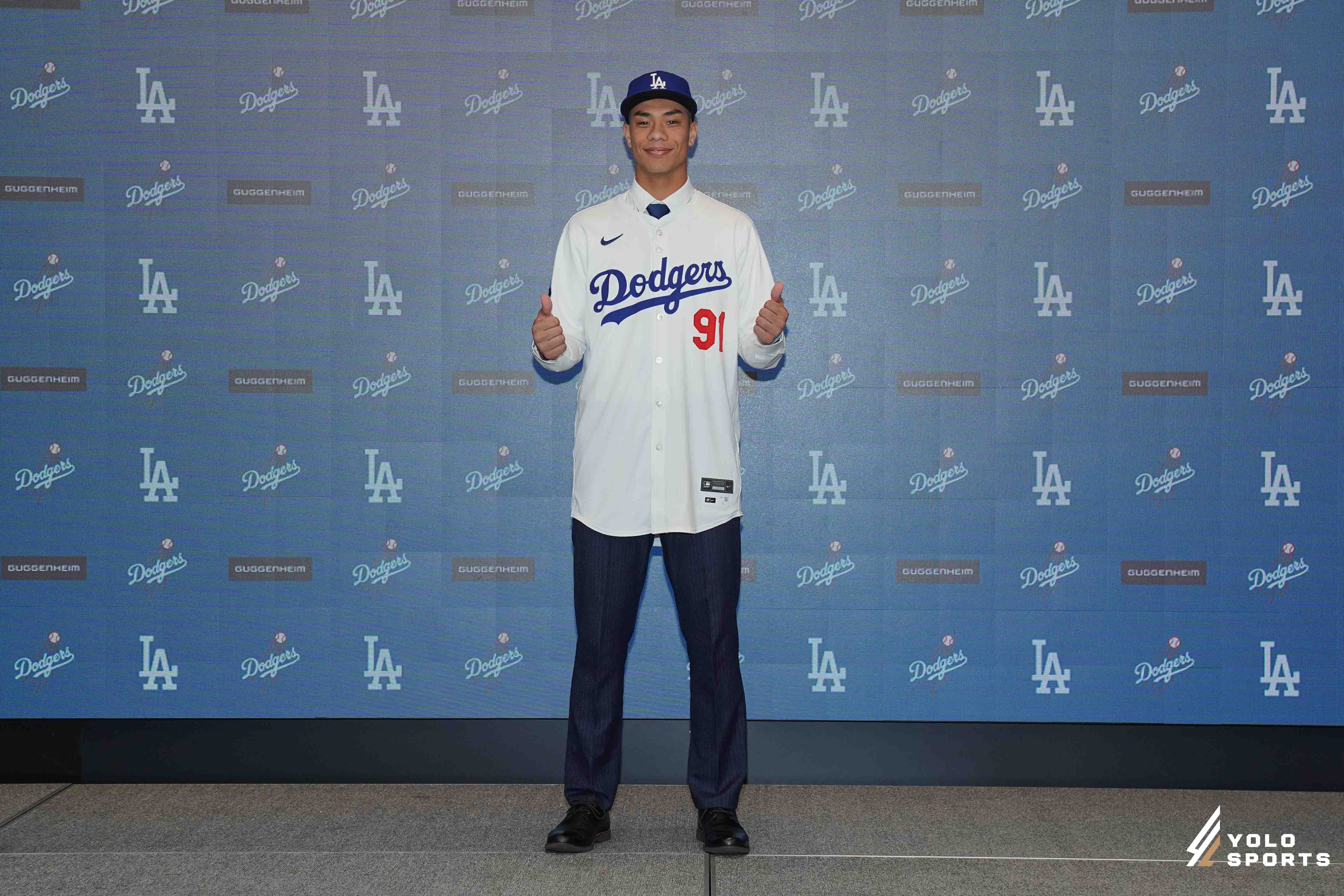 平鎮強打旅外》柯敬賢75萬美元加盟道奇　山本由伸、Kershaw送祝福