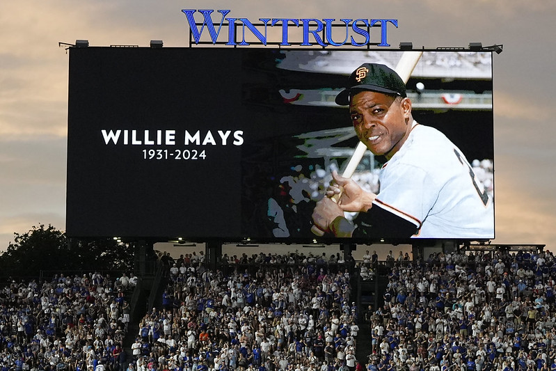 MLB》生涯660轟名人堂重砲　93歲Mays辭世