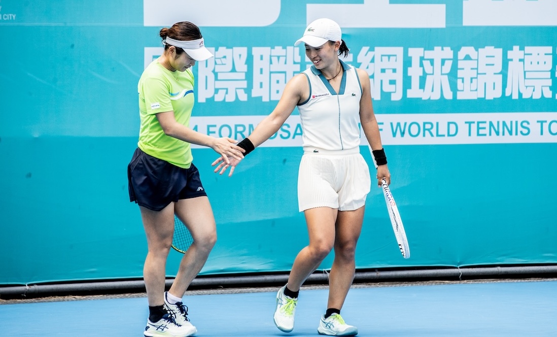 台塑盃女網賽》清水映里/山崎郁美雙打封后　稱臺灣是福地