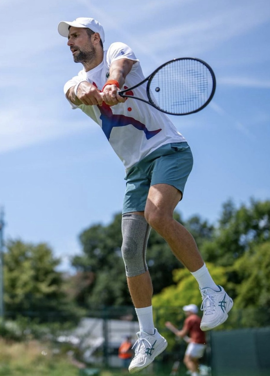 溫網》Djokovic：和Sinner對打練習　把膝蓋測試到極限