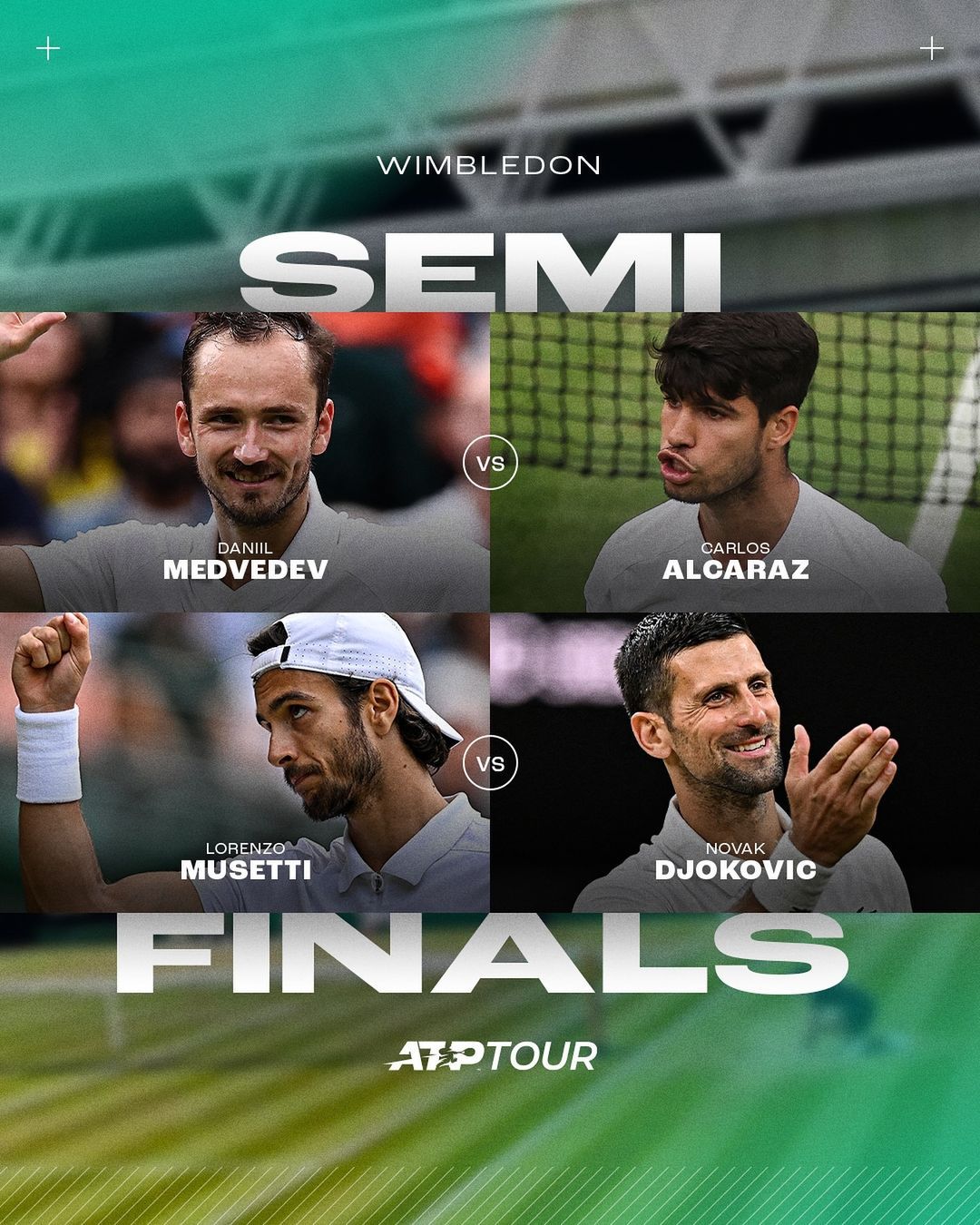 溫網》Musetti將對決Djokovic　兩人曾在法網打到凌晨3點