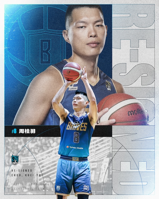 PLG》複數年合約　富邦勇士和周桂羽續約期待接班