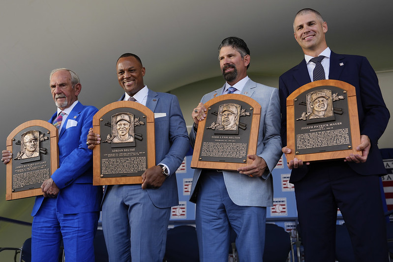 MLB》正式進入名人堂　Beltre被Ortiz摸頭