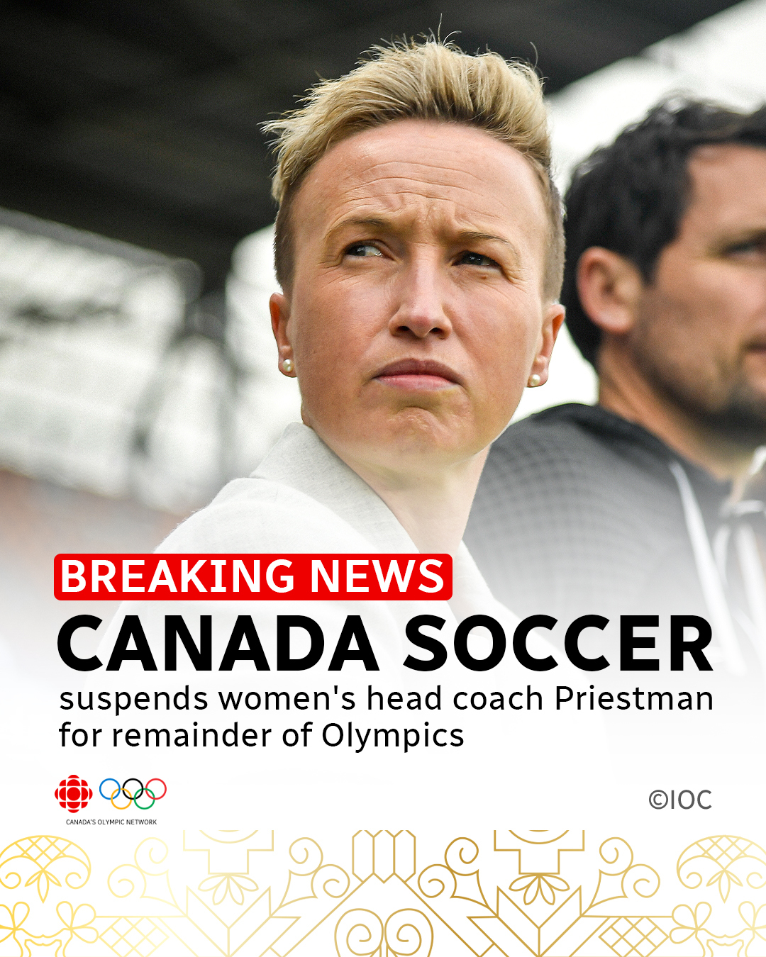 奧運》用無人機偷拍下場　加拿大女足總教練停職