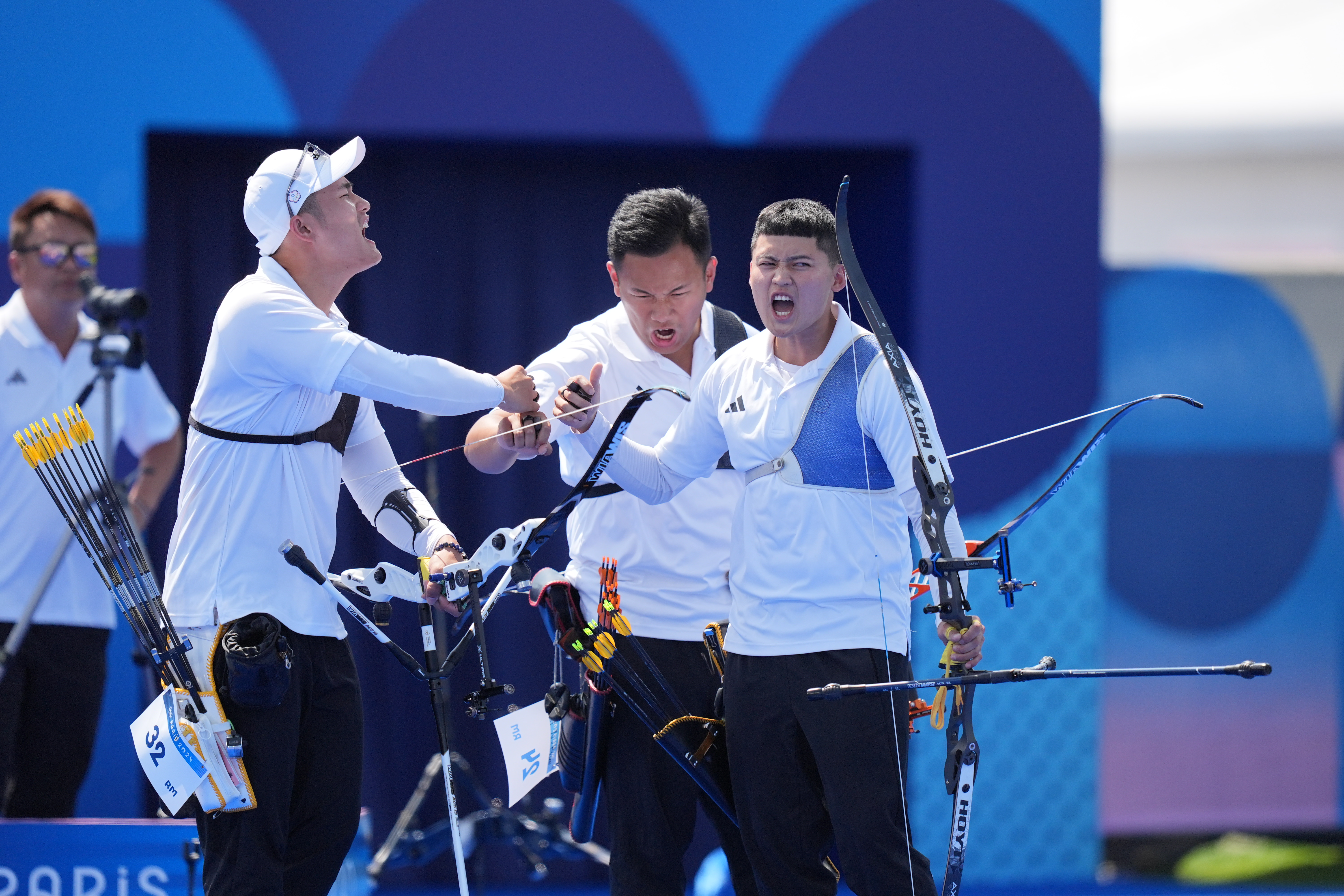 奧運》兩岸大戰不敵中國　中華射箭男團止步8強