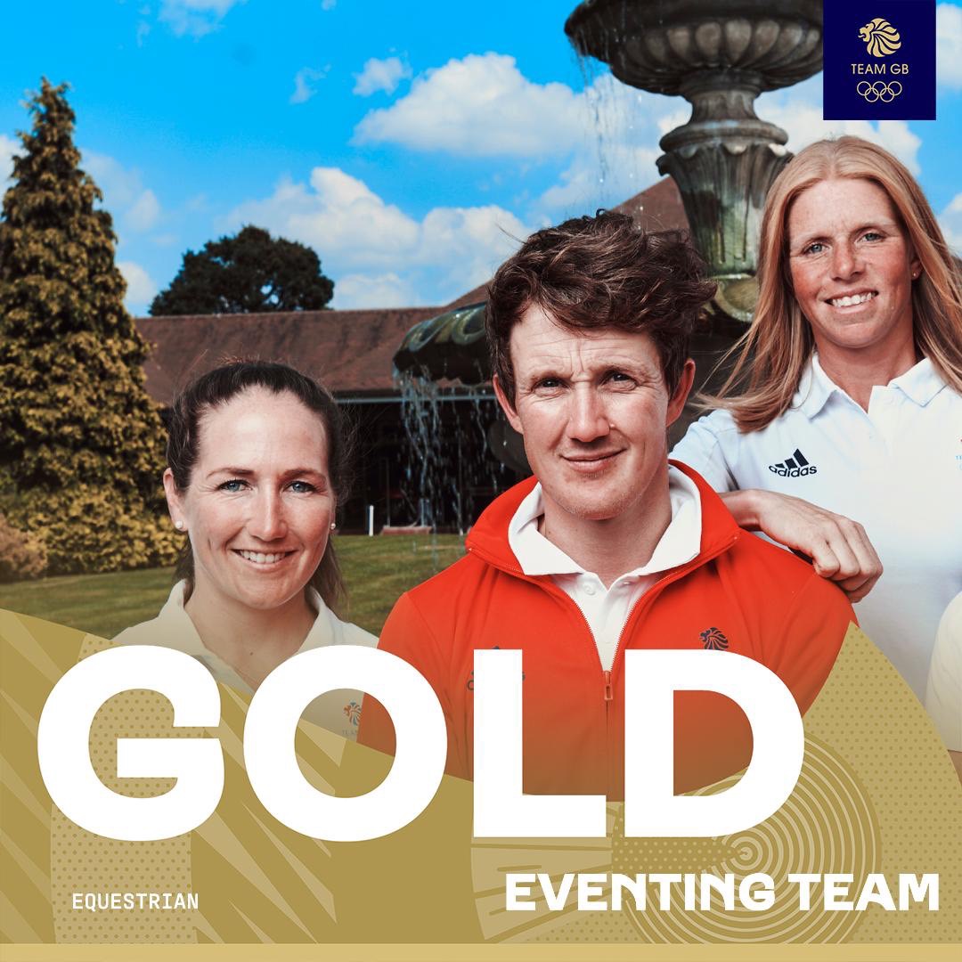 奧運》英國賽會首金出爐了　馬術團體三項賽以總分91.3衛冕成功