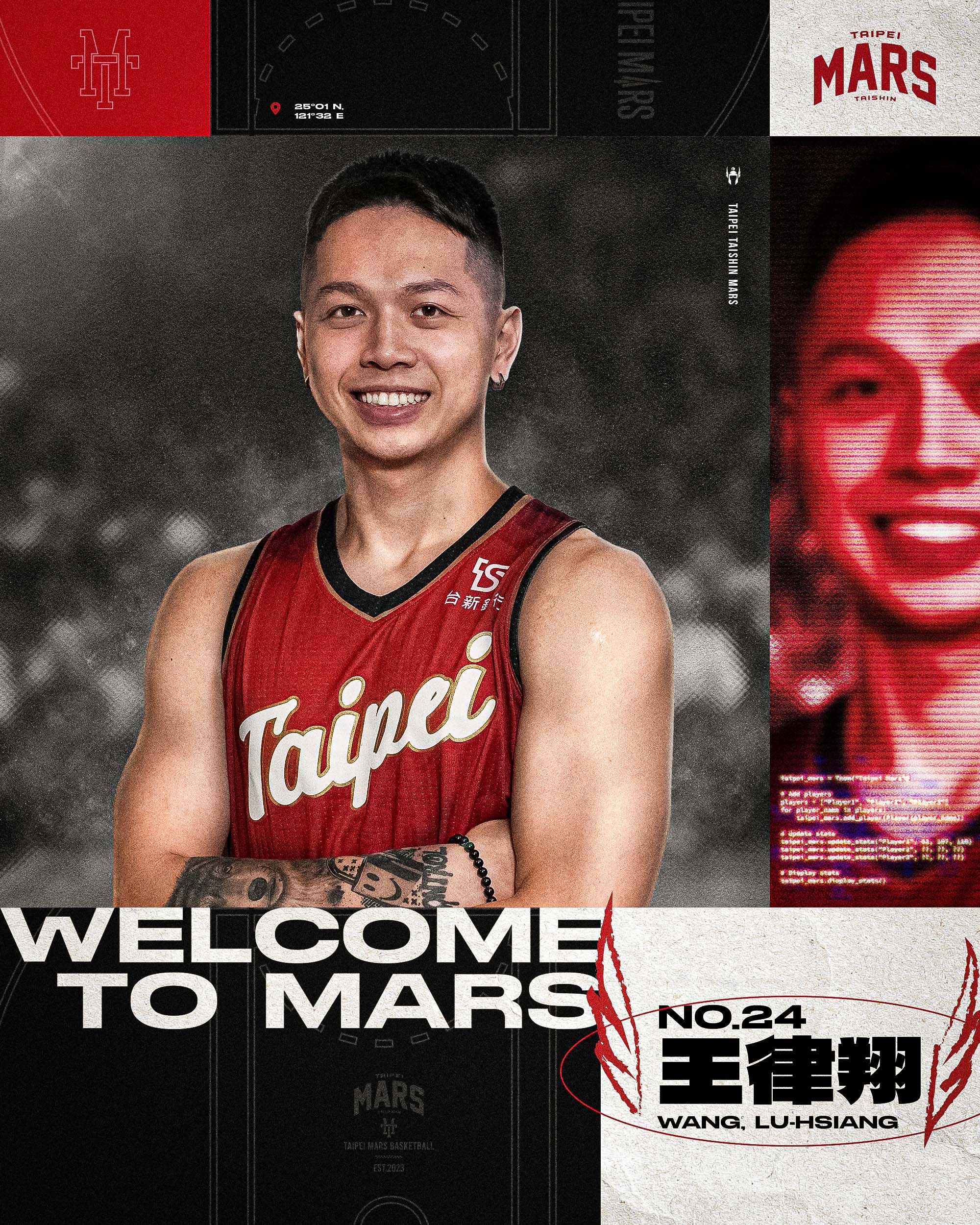 TPBL》王律翔加盟台新戰神　傷勢已恢復7、8成