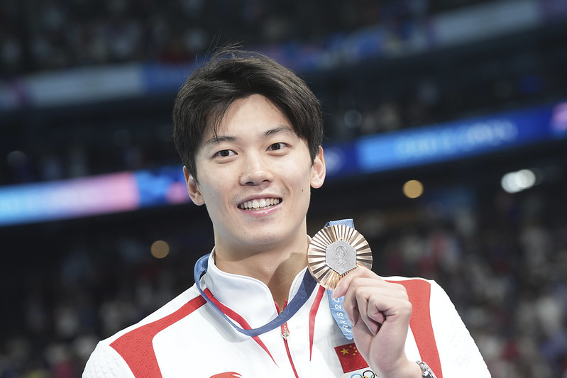奧運》汪順男200混摘銅　稱以乾淨、道德的金牌為目標