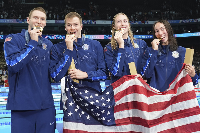 奧運》美國游泳接力破世界紀錄　Dressel奪生涯第9金