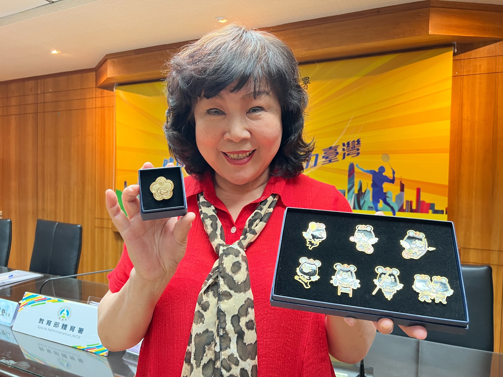 帕運》中華帕總製作「帕拉熊」胸章　臺灣黑熊是吉祥物