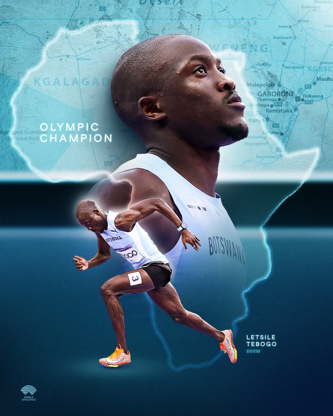 奧運》Tebogo技壓Lyles　200公尺奪金牌締造非洲紀錄
