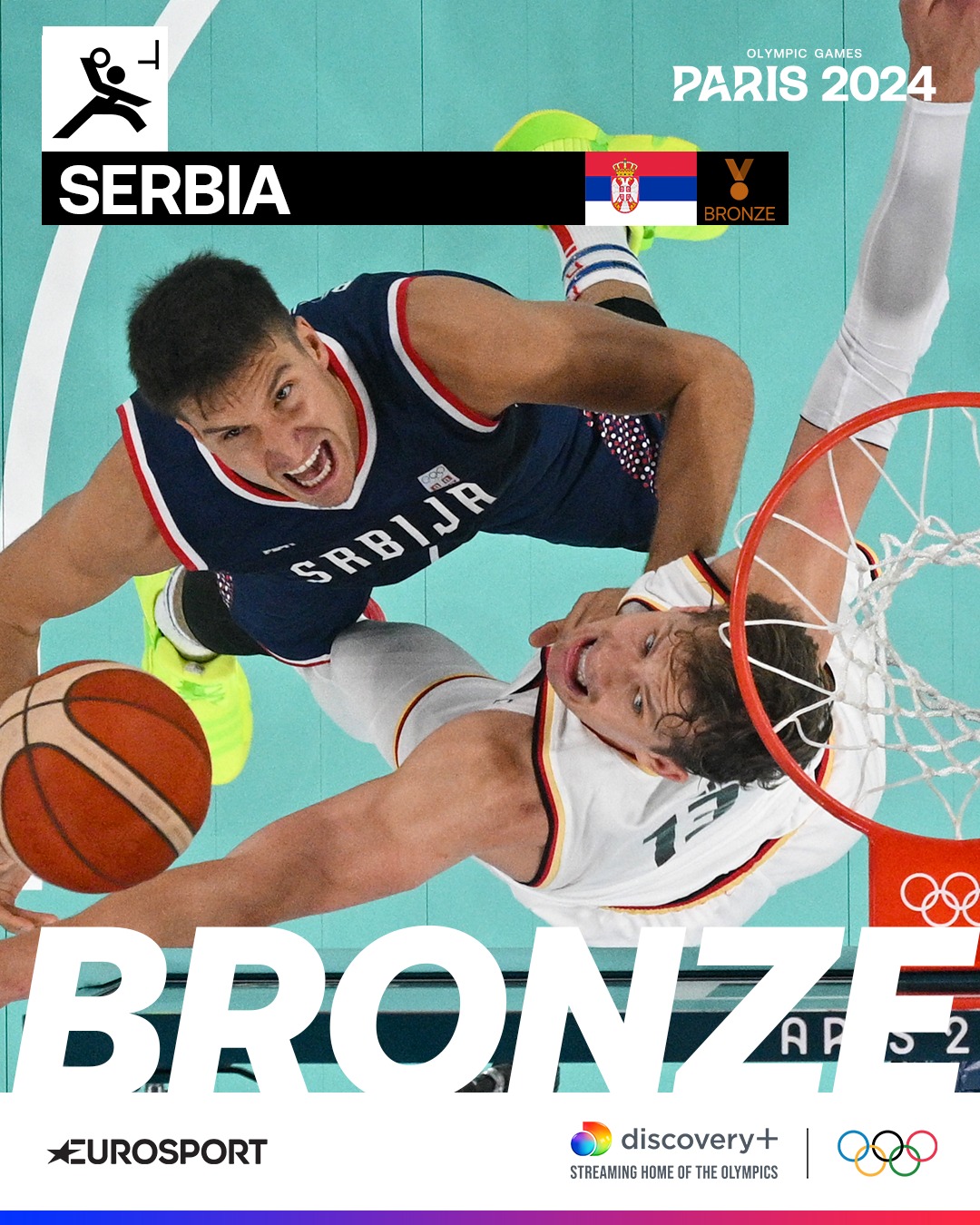 奧運》男籃Jokic大三元　塞爾維亞擊敗德國獲得銅牌　