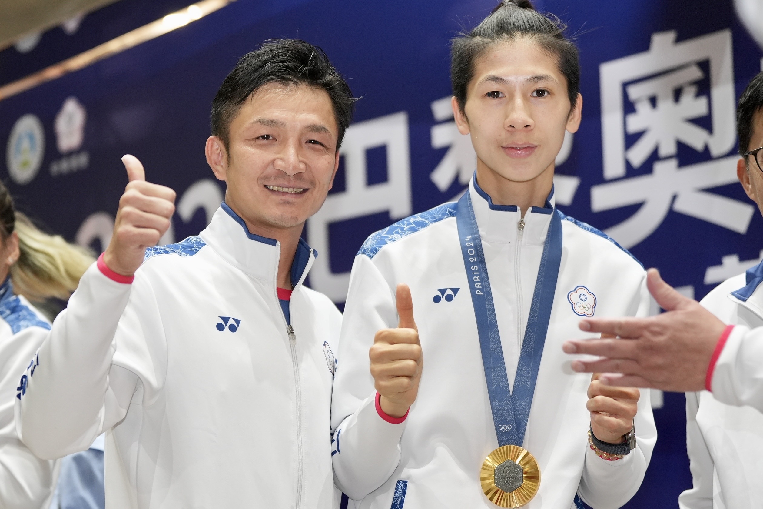 奧運選手返國》林郁婷摘金感謝大家　「讓全世界知道台灣在哪裡」