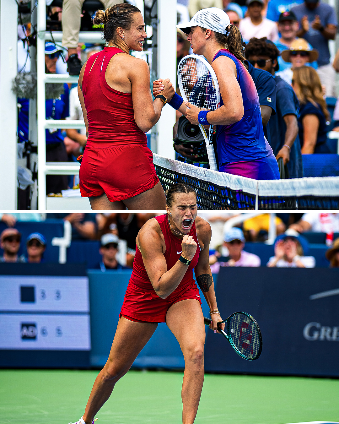 辛辛那提網賽》Sabalenka本季首度戰勝Swiatek　晉級決賽