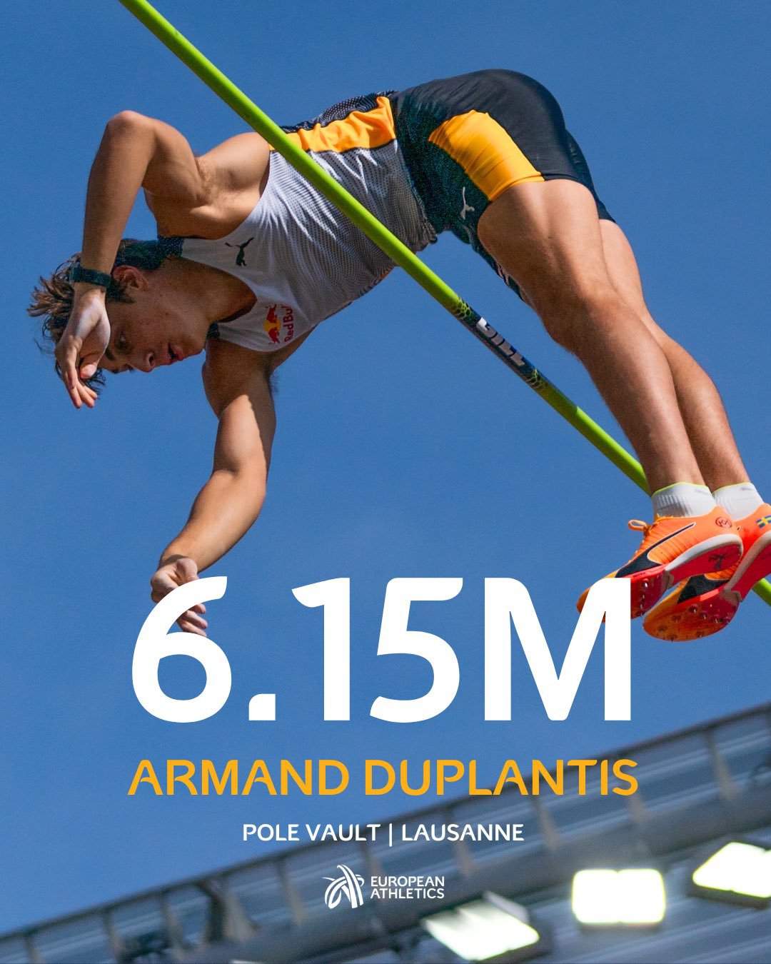 撐竿跳高》Armand Duplantis奧運後首出賽　創洛桑鑽石聯賽大會紀錄