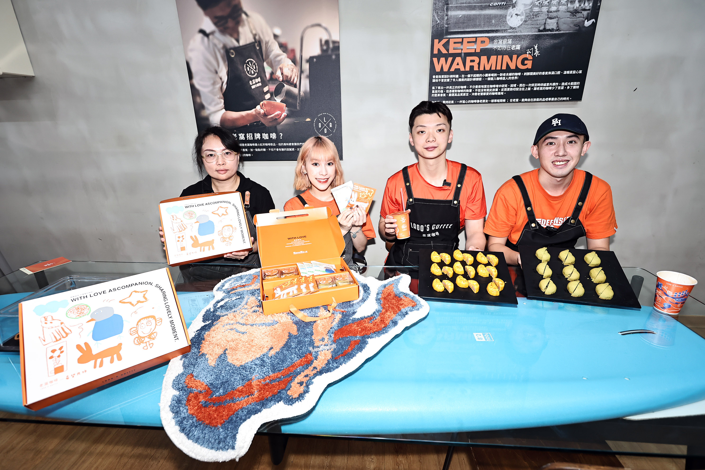 PLG》領航猿做公益　白曜誠、李家慷擔任一日咖啡店長　還學到拉花