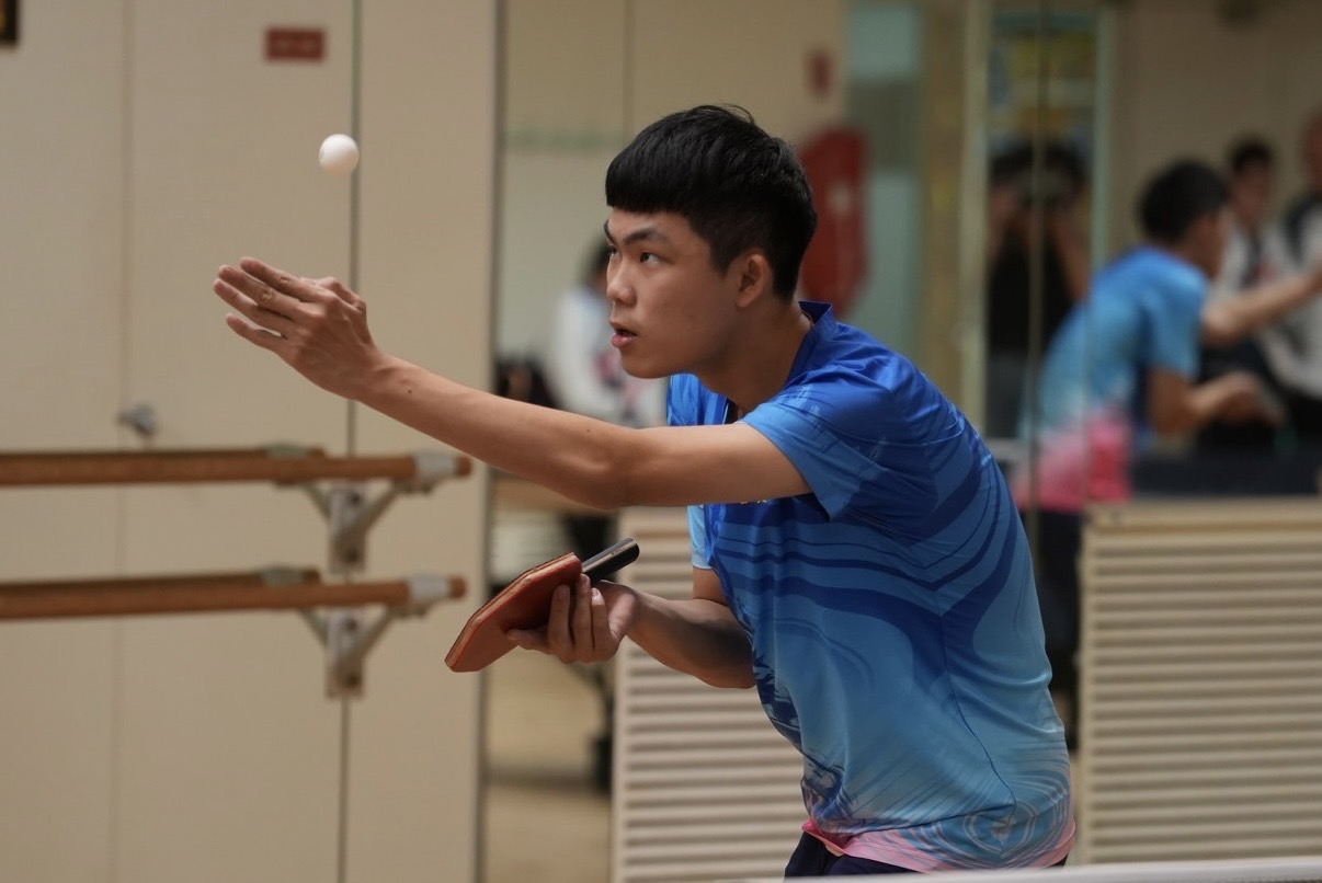 帕運》17歲桌球陳柏諺備戰　教練盼他以偶像莊智淵為目標