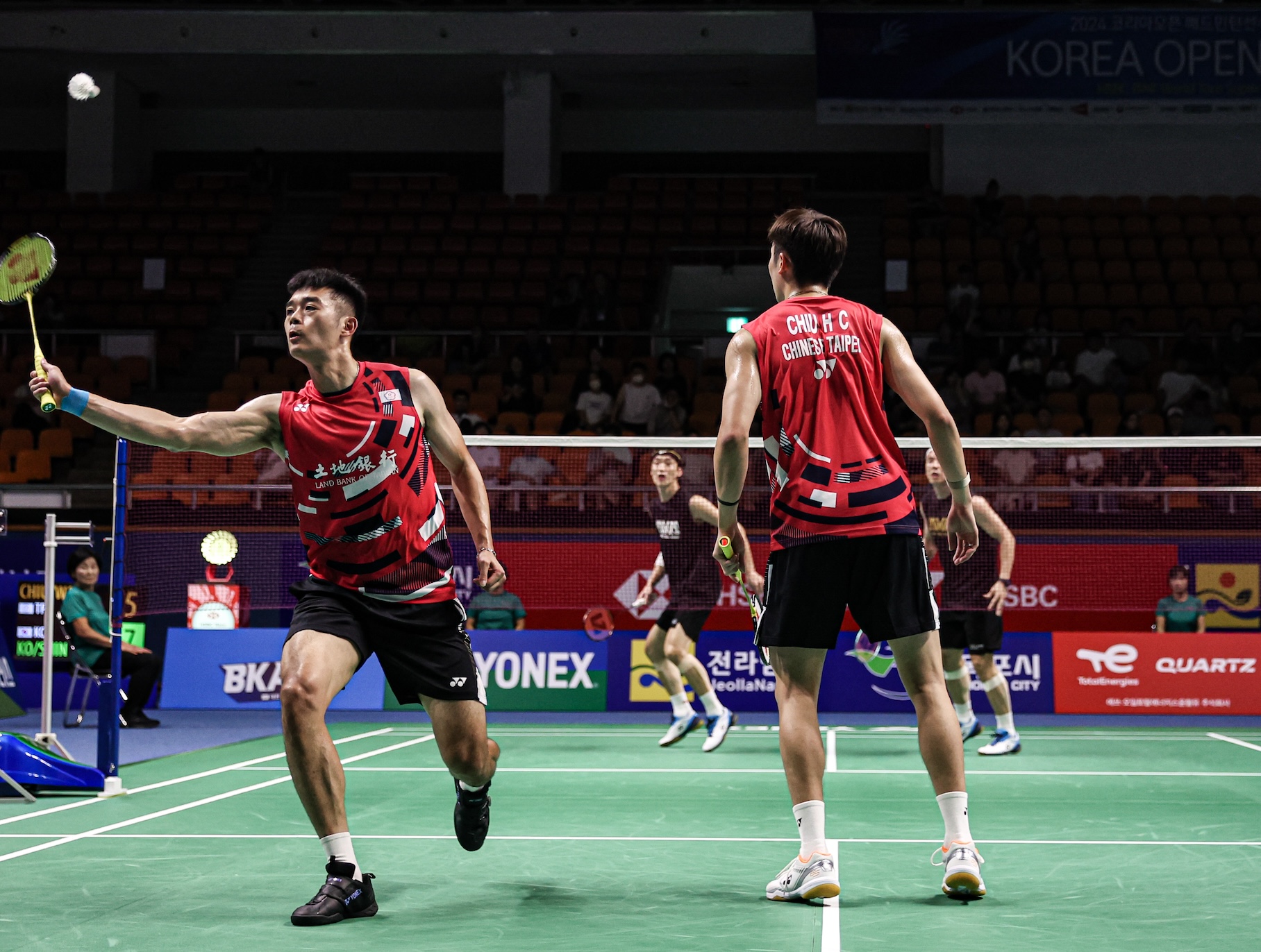 韓國羽球公開賽》王齊麟、邱相榤台灣內戰勝出　多組人馬晉級8強