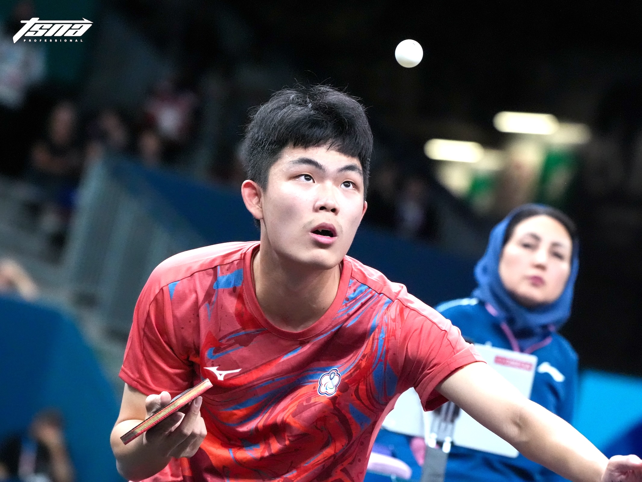帕運》桌球陳柏諺不受誤判影響　手掌寫專注衝擊金牌