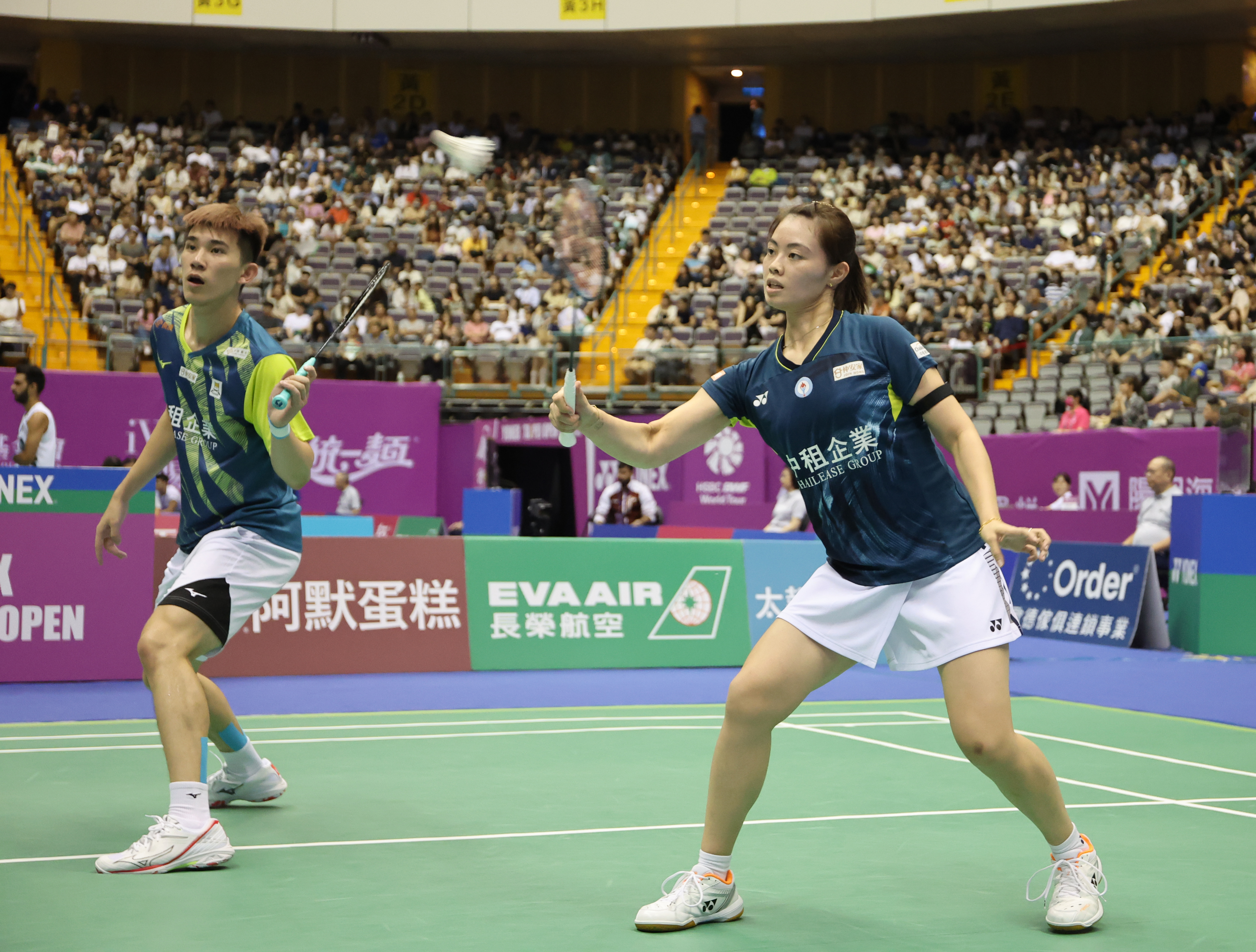 台北羽球公開賽》李佳馨開局扭傷左踝　「葉李配」退賽無緣冠軍戰