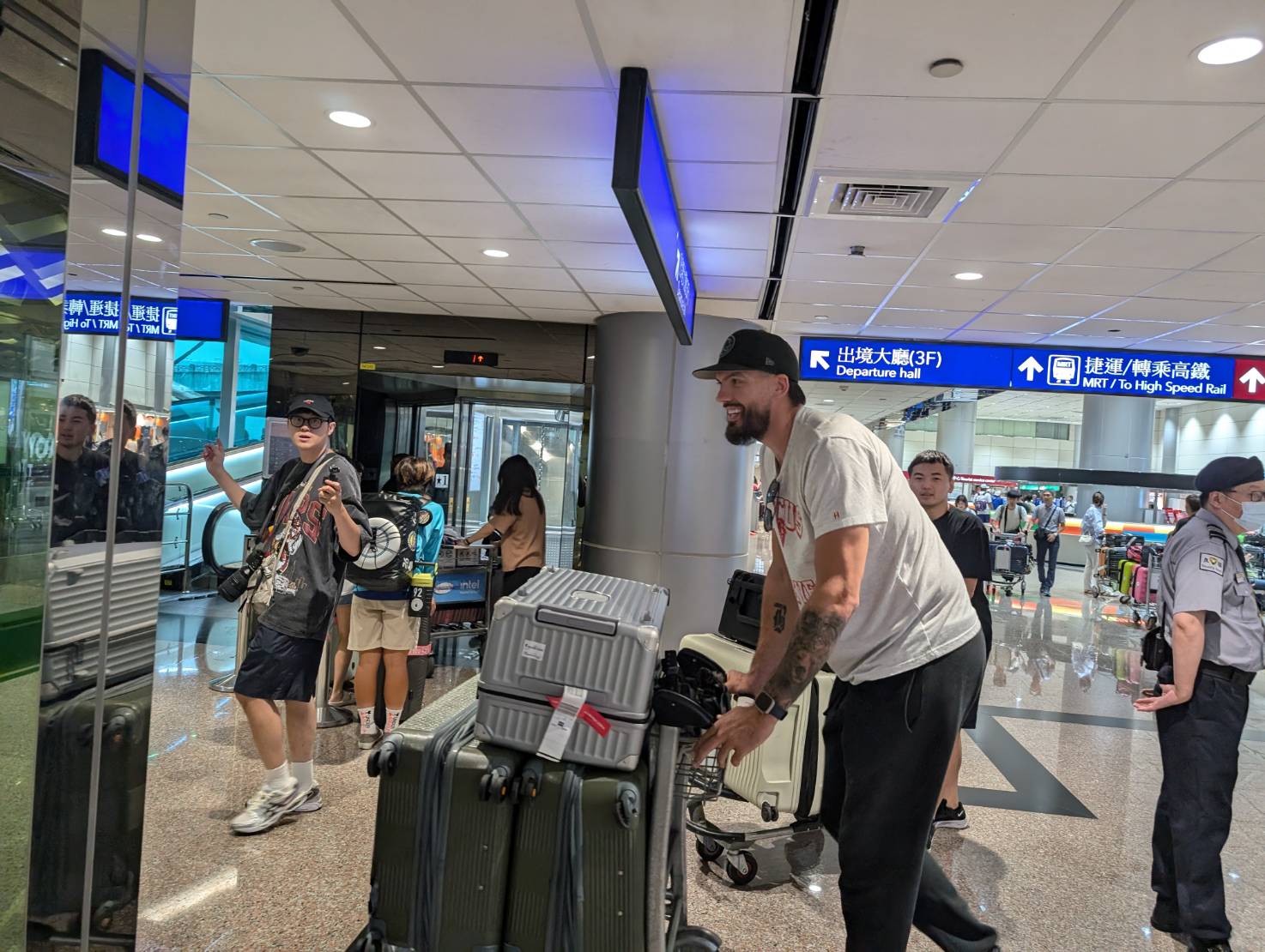 TPBL》牧倫斯清晨現身桃機　心情愉悅準備當戰神