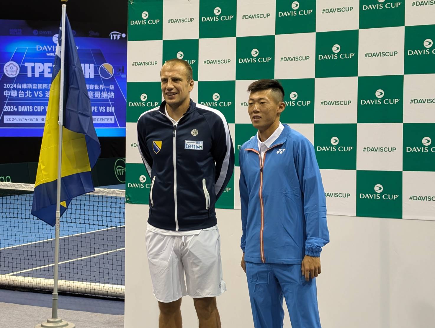 中波台維斯盃》曾俊欣首戰對手還沒輸過　吳東霖強碰一單坦言緊張