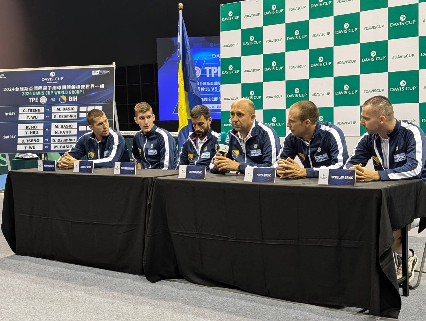 中波台維斯盃》波赫早早來台備賽　Mirza Basicr盼甜蜜復仇曾俊欣