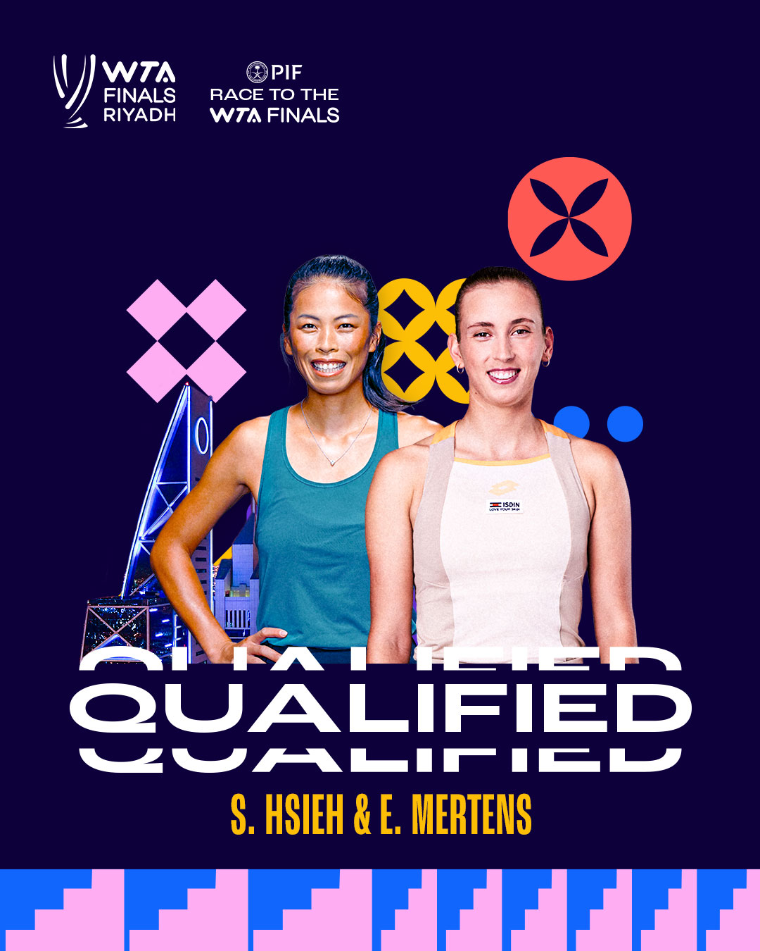 網球》謝淑薇、Mertens　確定取得WTA年終總決賽門票