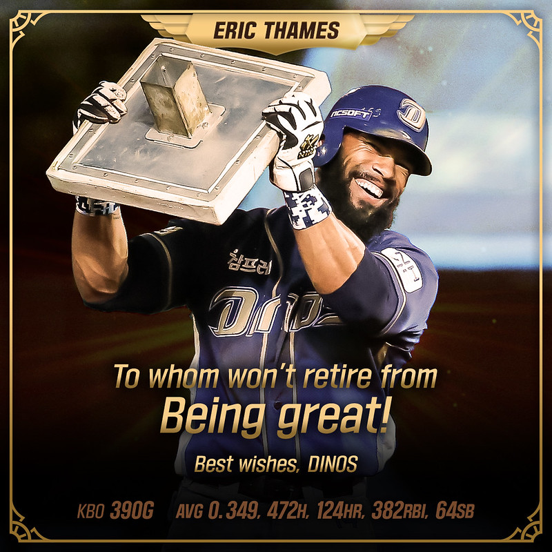 大谷翔平》從KBO打回大聯盟　Thames韓職瘋狂47轟、40盜