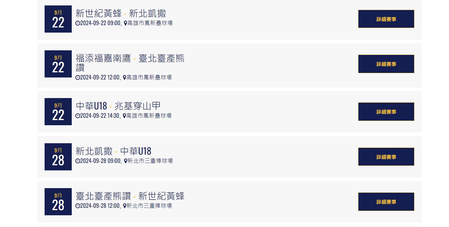 企壘》高雄豪雨今日3戰全泡湯　補賽時間地點另行公告